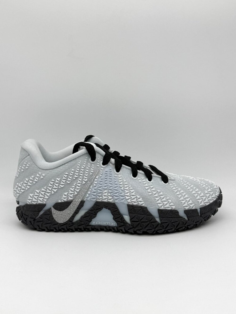 Ja 3 Nike by You Custom Shoes Silver Crystal Sz 5 Mens / 6.5 Womens IO7565-900